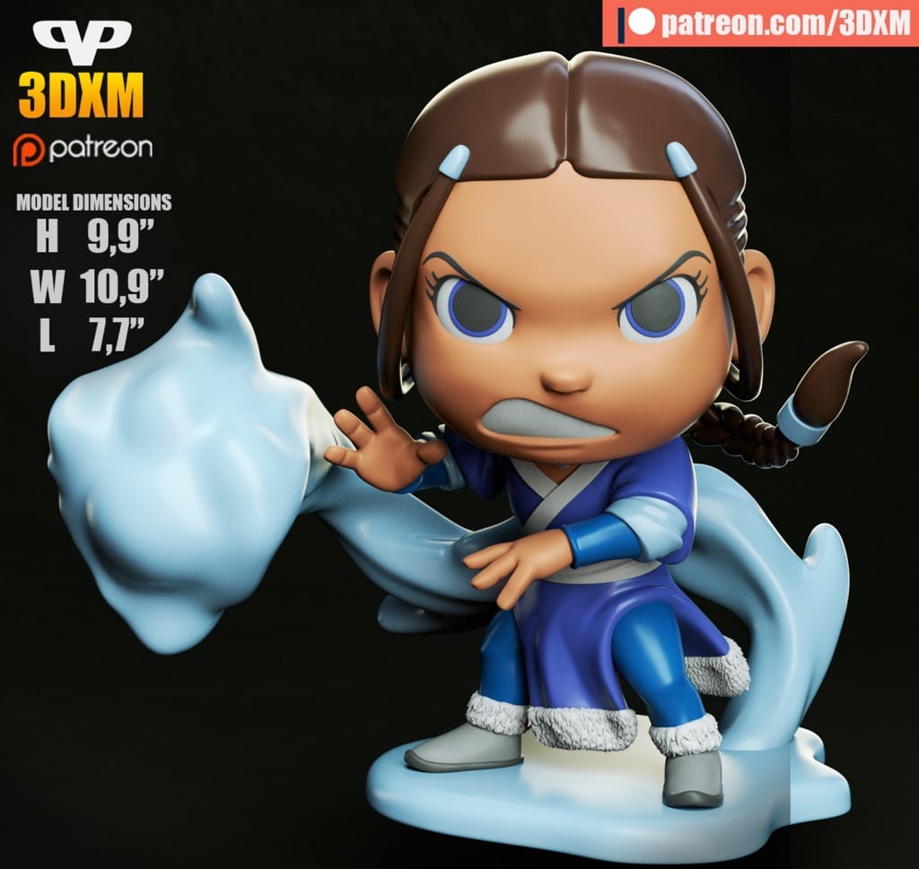 Chibi STL 降世神通 卡塔拉-P站图纸收藏馆