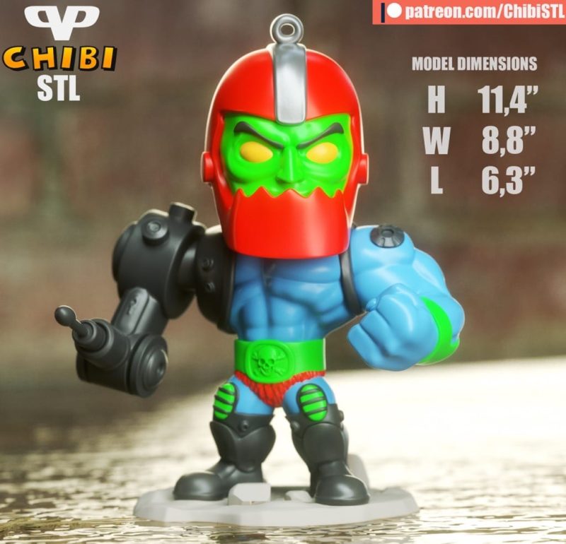 Chibi STL 宇宙的巨人希曼 铁嘴兵-P站图纸收藏馆