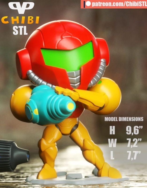 Chibi STL 银河战士-P站图纸收藏馆