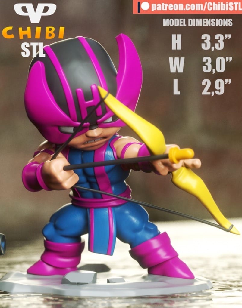 图片[4]-Chibi STL 漫威 复仇者联盟合集-P站图纸收藏馆