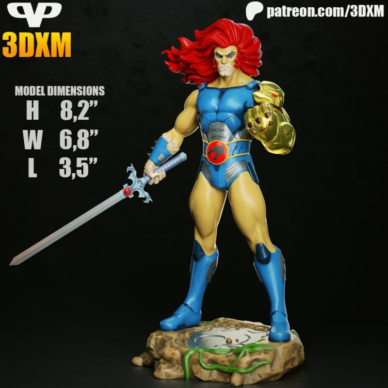 Chibi STL 霹雳猫 狮猫-P站图纸收藏馆