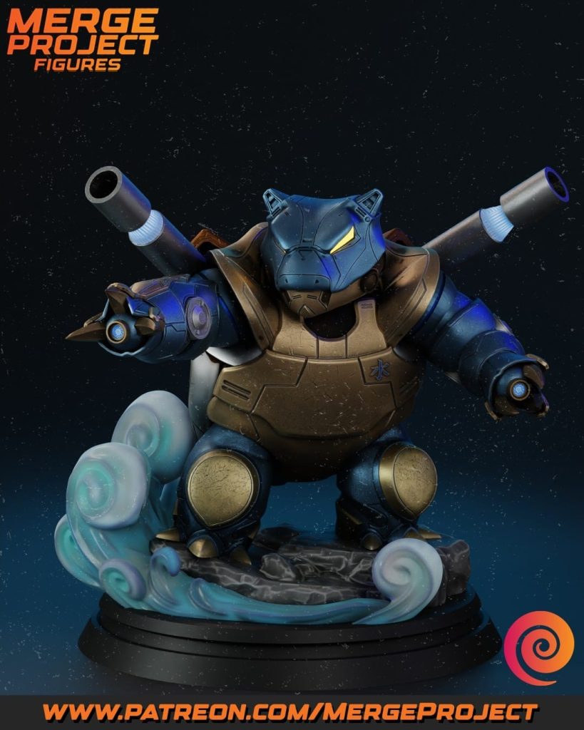 MPF 精灵宝可梦 水箭龟-P站图纸收藏馆