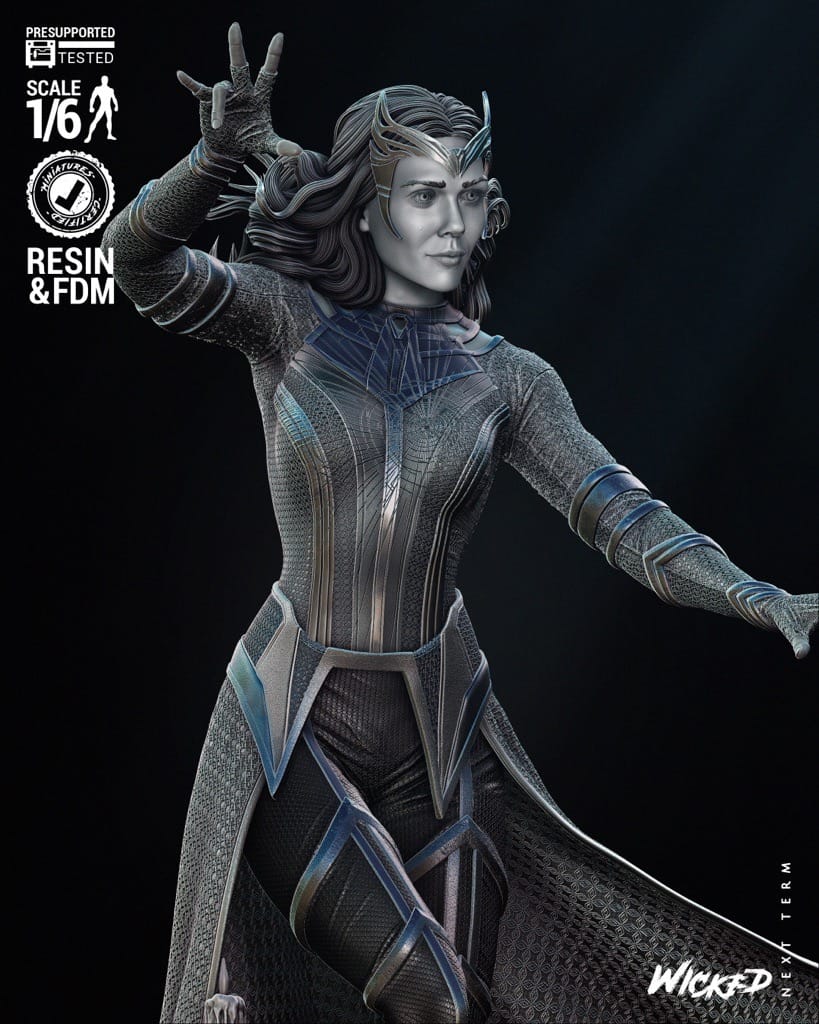 图片[3]-3DWicked 漫威 绯红女巫-P站图纸收藏馆