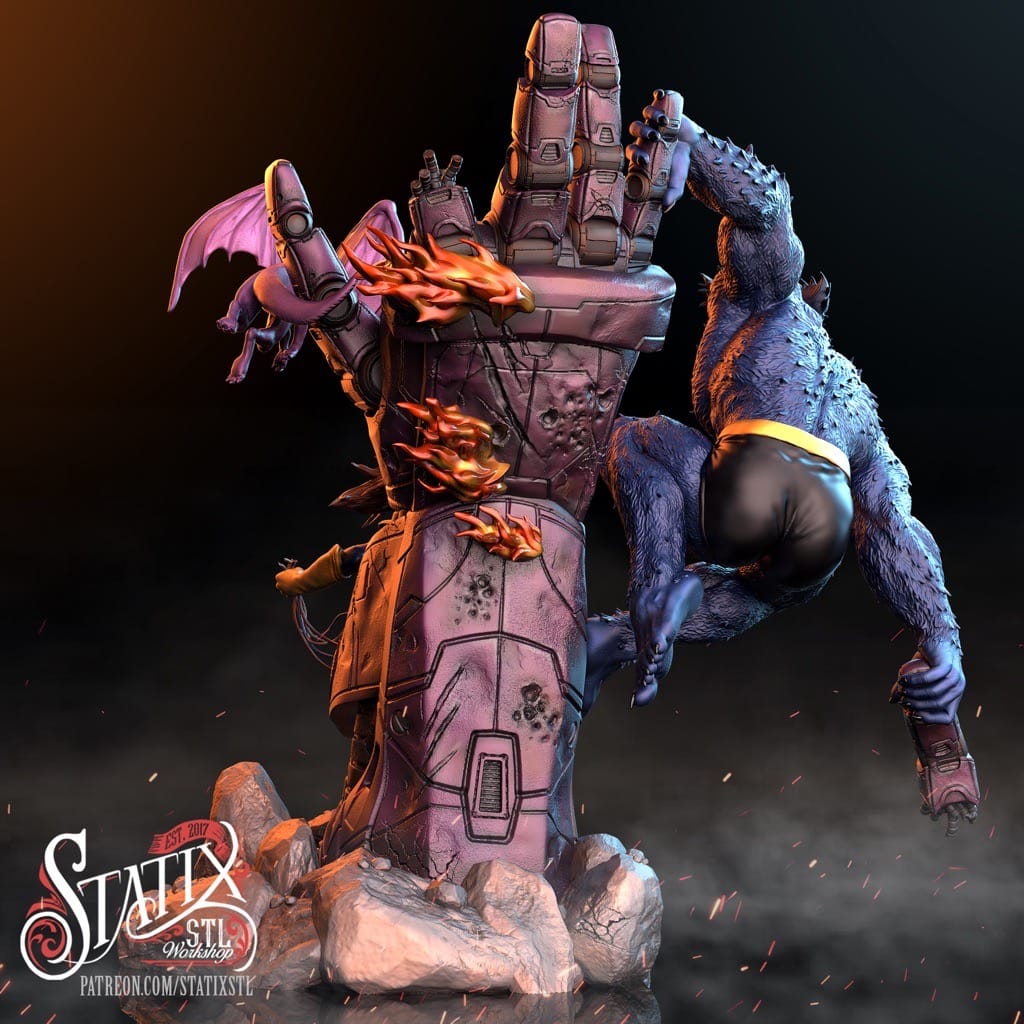 图片[2]-STATIX 漫威 野兽和凯蒂·普莱德-P站图纸收藏馆