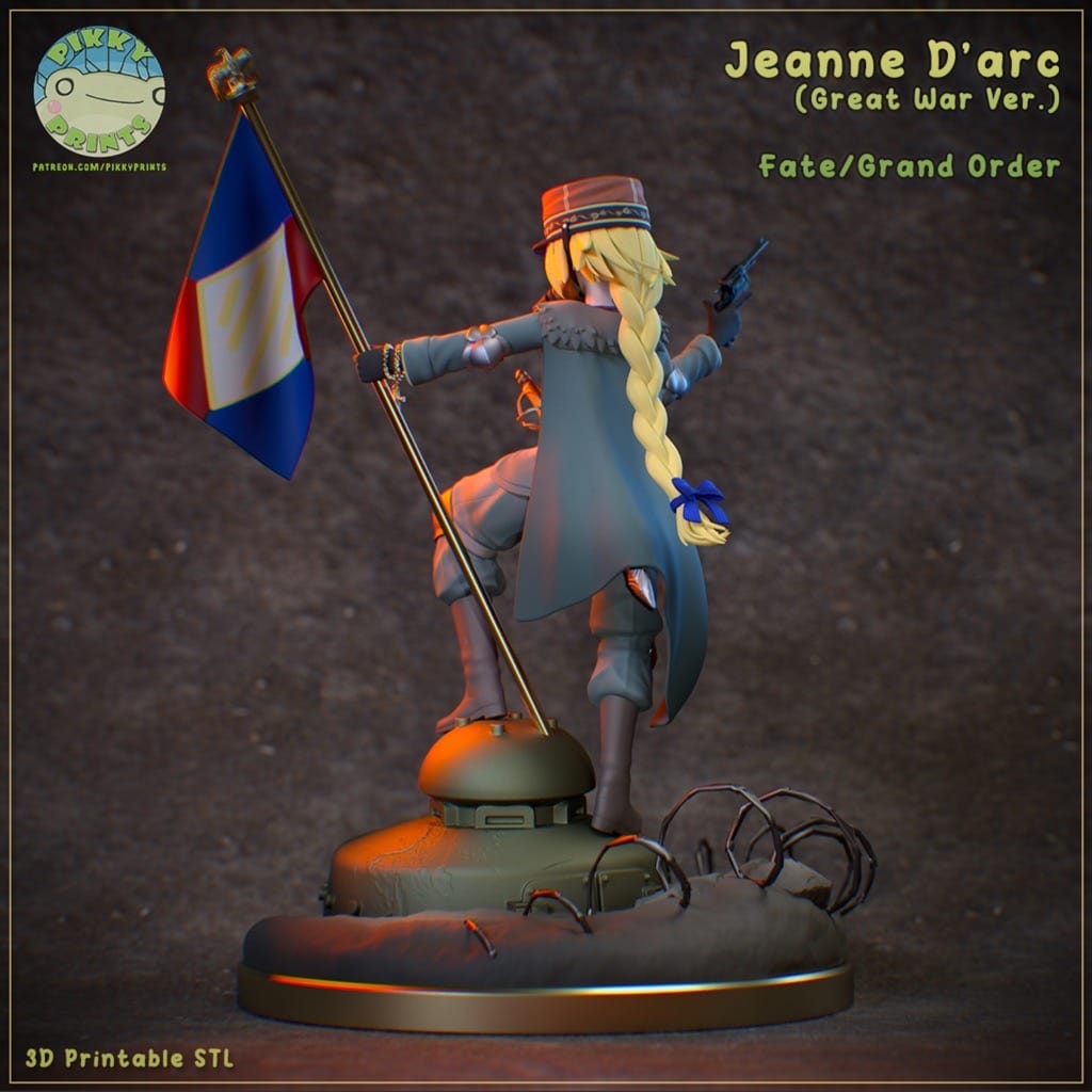 图片[3]-Pikitty 命运-冠位指定 贞德-P站图纸收藏馆