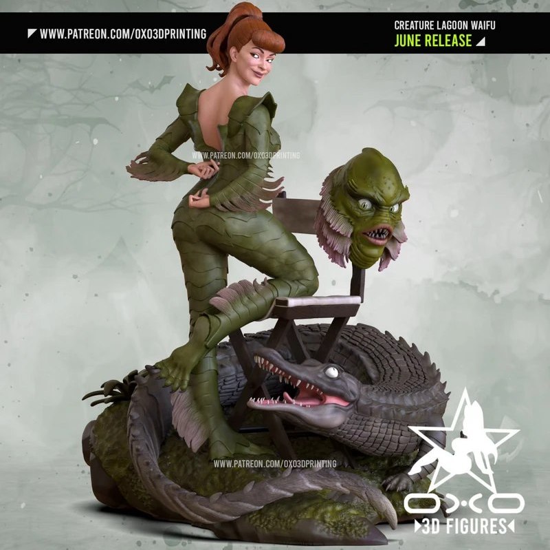 OXO3D DC漫画 黑湖妖潭-P站图纸收藏馆