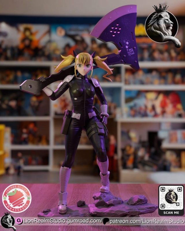 LionRealm 怪兽8号 四之宫奇可露-P站图纸收藏馆