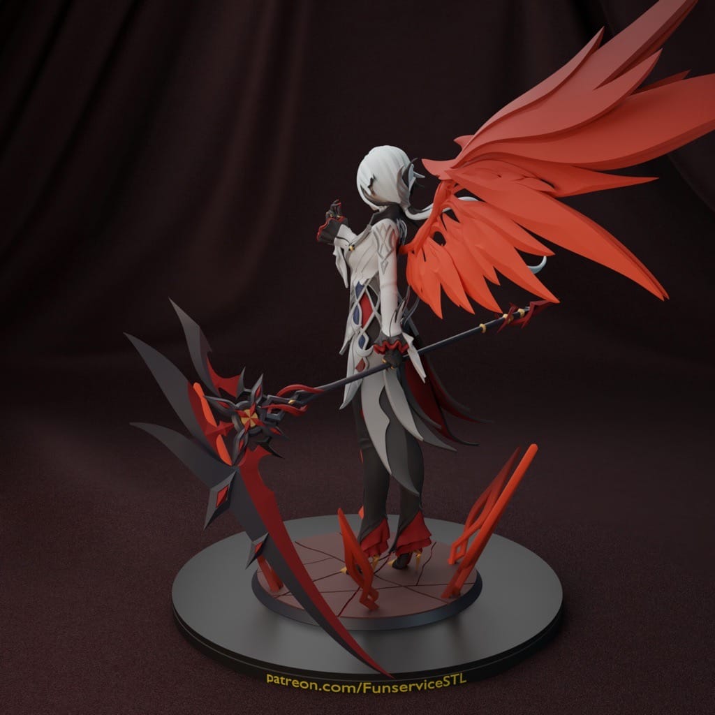 图片[2]-FunserviceSTL 原神 阿蕾奇诺-P站图纸收藏馆