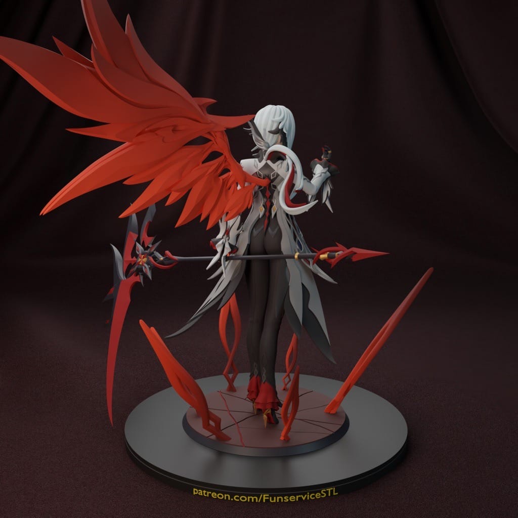 图片[3]-FunserviceSTL 原神 阿蕾奇诺-P站图纸收藏馆