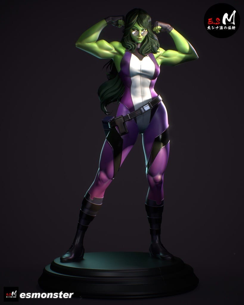 ESMonster 漫威 女绿巨人-P站图纸收藏馆