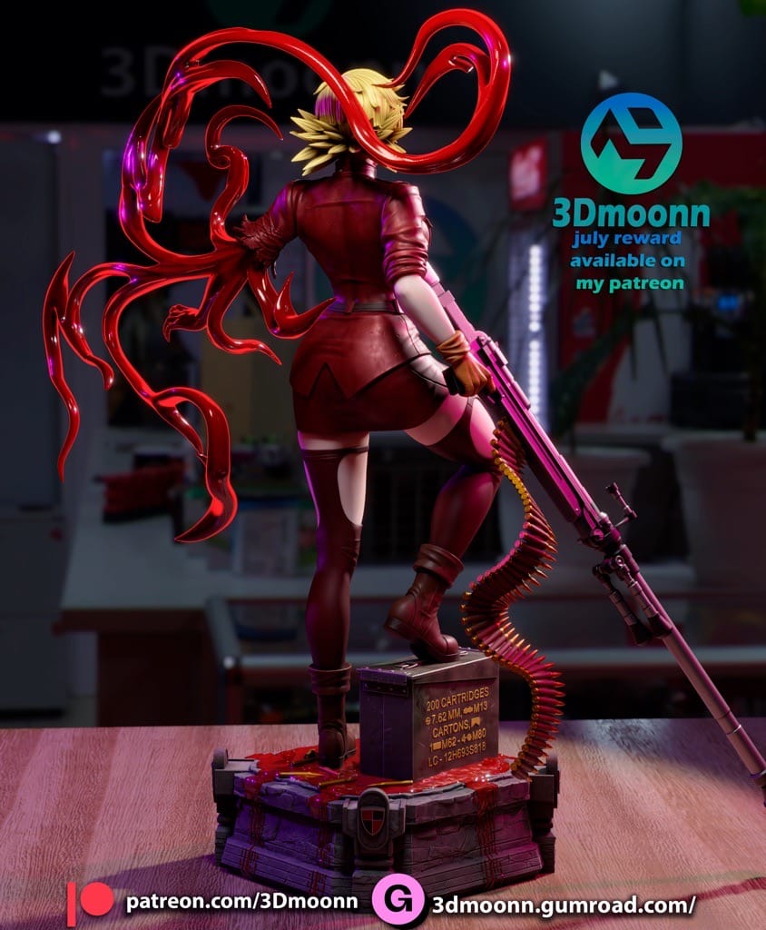 图片[2]-3Dmoonn 皇家国教骑士团 塞拉斯·维多利亚-P站图纸收藏馆