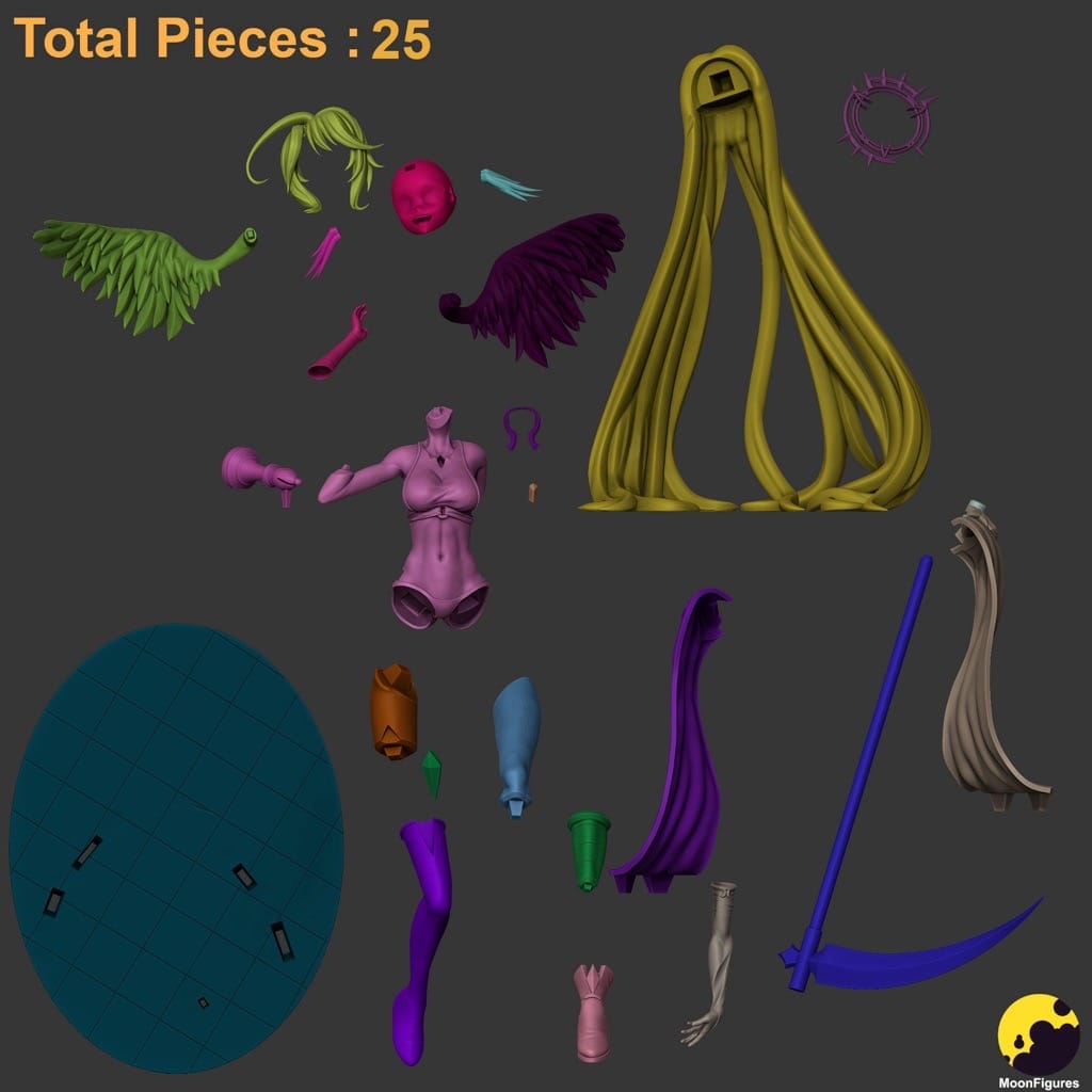 图片[3]-Moon Figures 游戏人生 吉普莉尔-P站图纸收藏馆