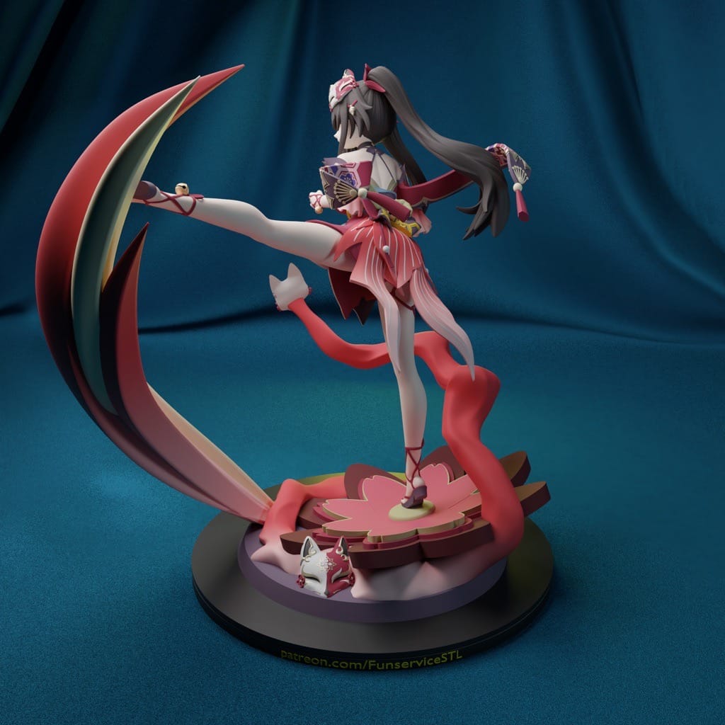 图片[2]-FunserviceSTL 崩坏：星穹铁道 花火-P站图纸收藏馆