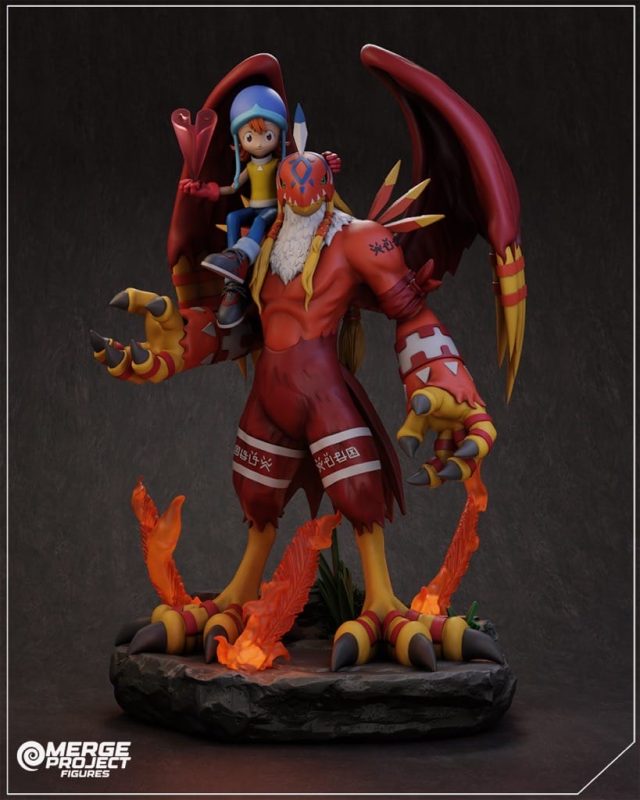 MPF 数码宝贝 迦楼罗兽和素娜-P站图纸收藏馆