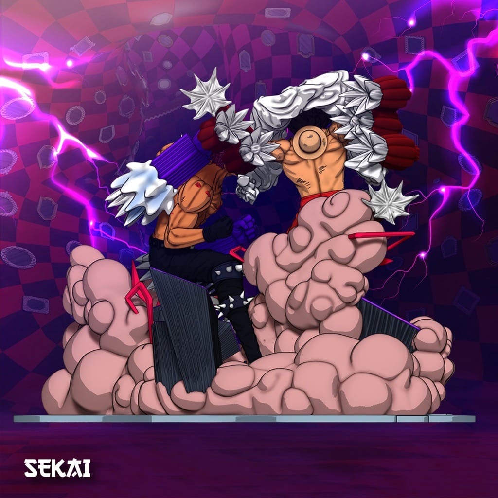 图片[3]-Sekai 海贼王 蛇男路飞 VS 夏洛特·卡塔库利-P站图纸收藏馆