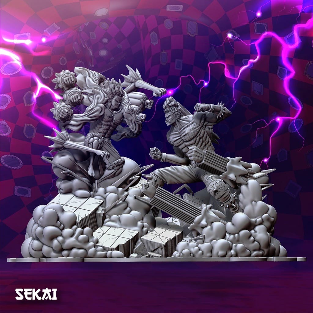 图片[2]-Sekai 海贼王 蛇男路飞 VS 夏洛特·卡塔库利-P站图纸收藏馆