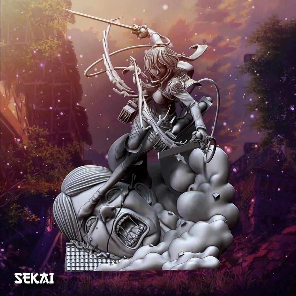 图片[3]-Sekai 进击的巨人 三笠·阿克曼-P站图纸收藏馆