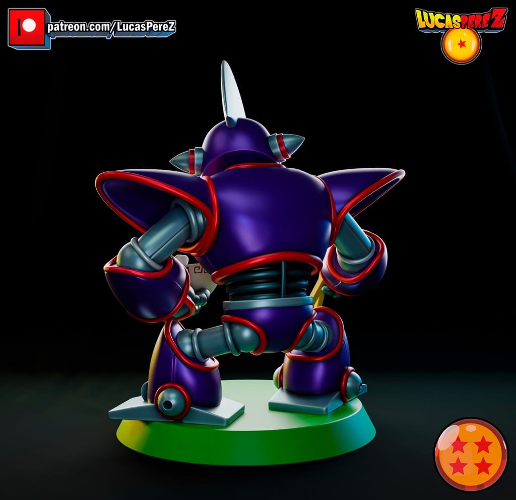 图片[2]-Lucas Perez 龙珠 乌龙变身机器人-P站图纸收藏馆