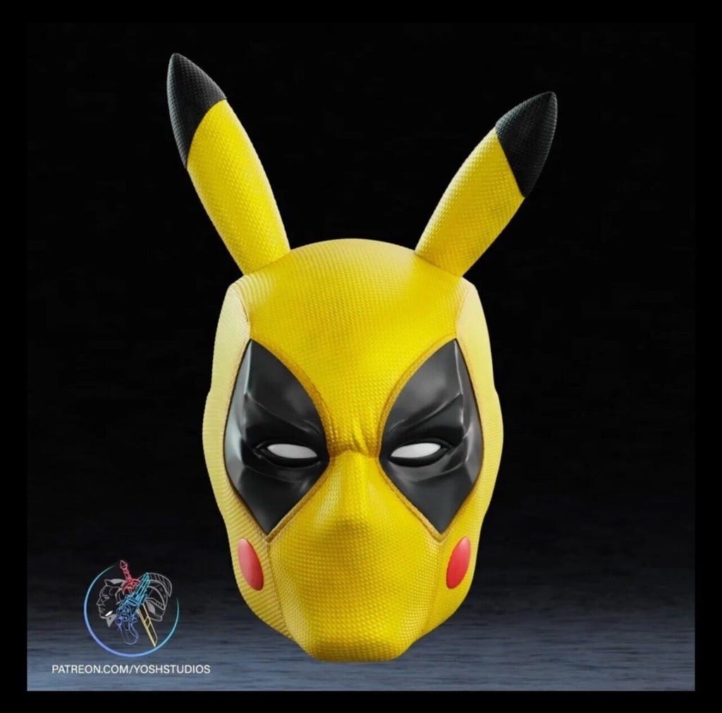 图片[2]-Yosh 死侍皮卡丘-P站图纸收藏馆