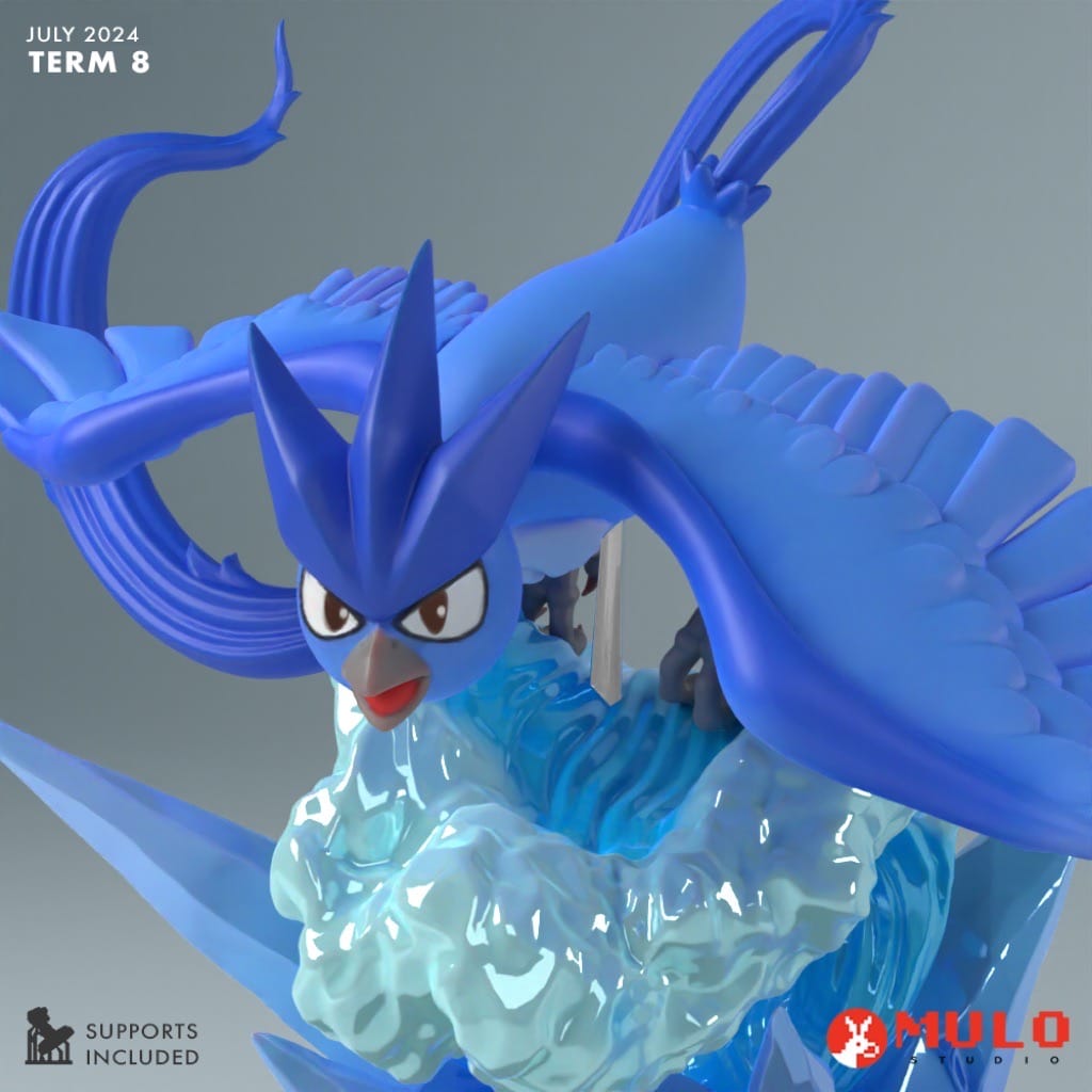 精灵宝可梦 急冻鸟-P站图纸收藏馆