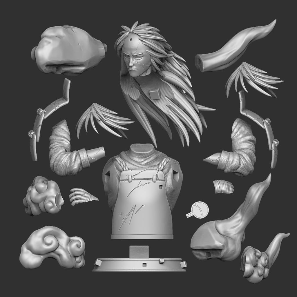 图片[2]-Kaidan 火影忍者 宇智波斑-P站图纸收藏馆