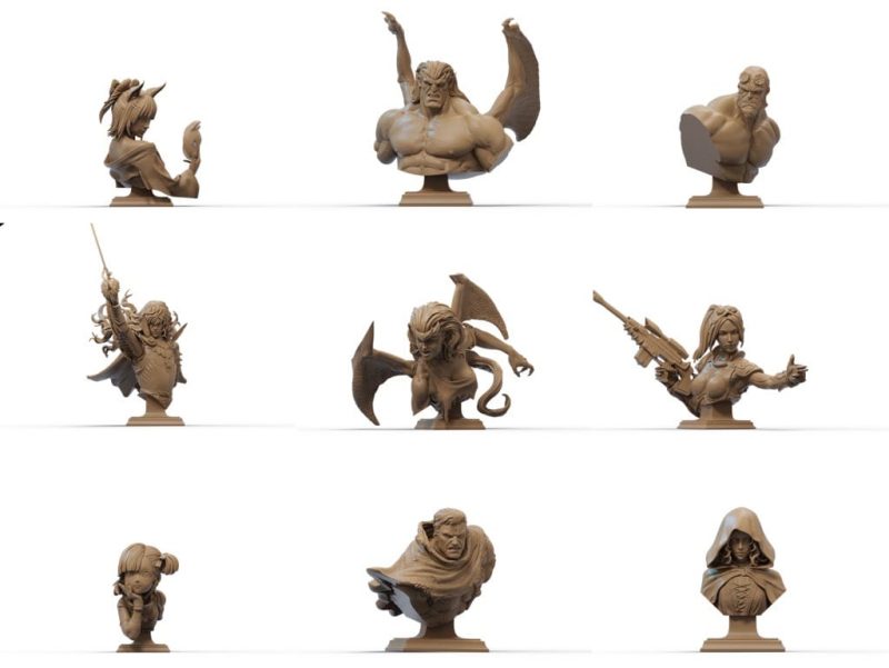 CA3D 24年7月半身像合集-P站图纸收藏馆