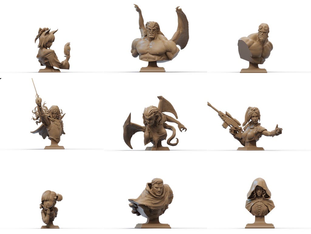 CA3D 24年7月半身像合集-P站图纸收藏馆