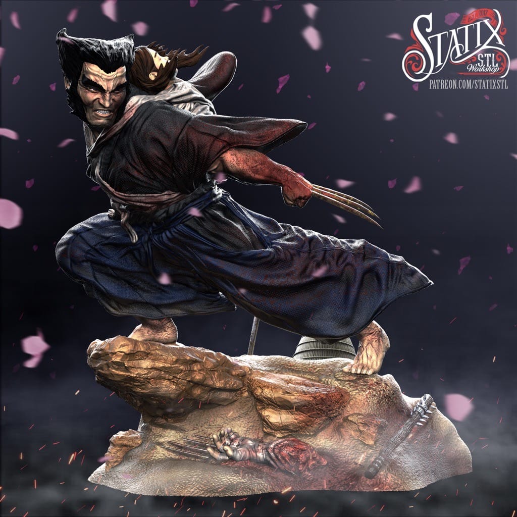 STATIX 漫威 金刚狼和他的幼崽-P站图纸收藏馆