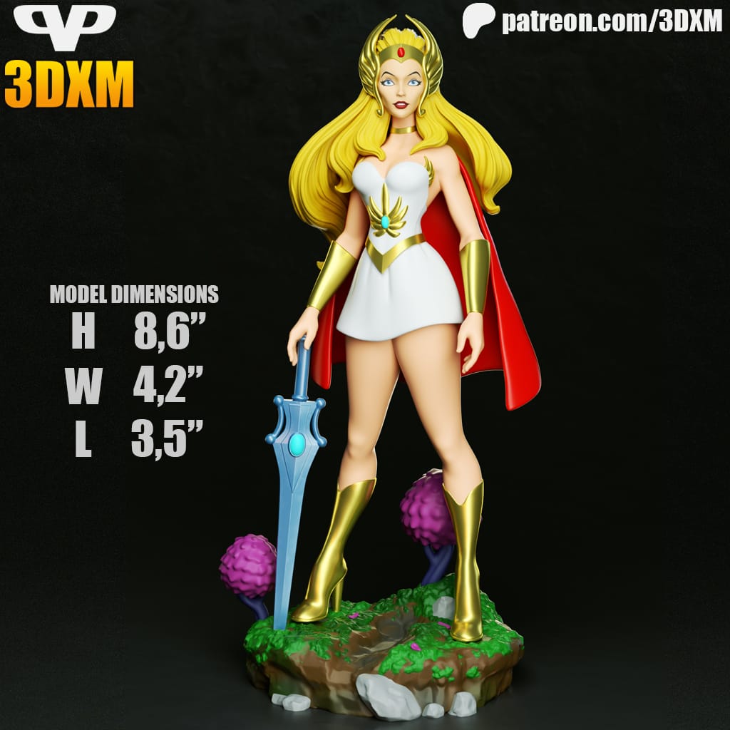 Chibi STL 非凡的公主希瑞-P站图纸收藏馆