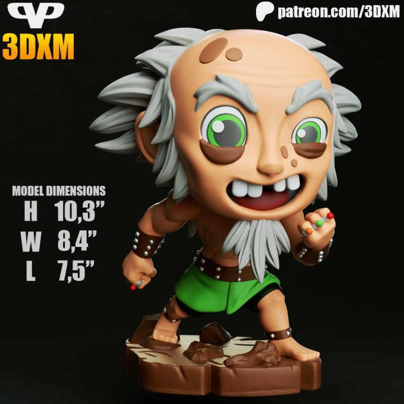 Chibi STL 最后的气宗 金·布米-P站图纸收藏馆