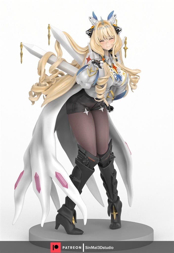 图片[2]-Sin3Dstudio 胜利女神 皇冠-P站图纸收藏馆