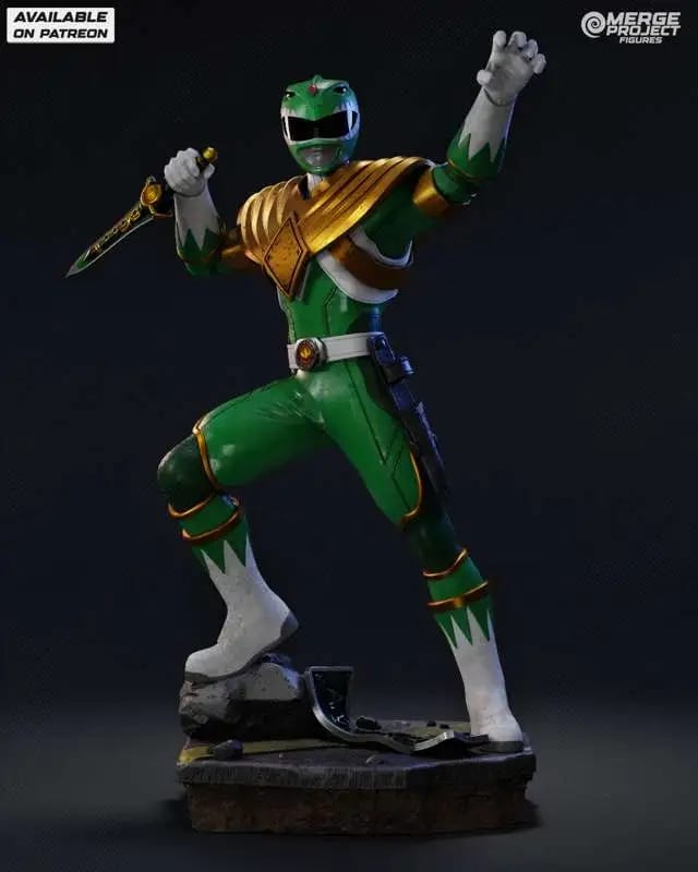 MPF 恐龙战队 绿衣战士-P站图纸收藏馆