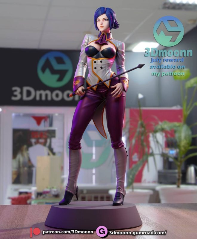 3Dmoonn 拳皇 伊丽莎白-P站图纸收藏馆