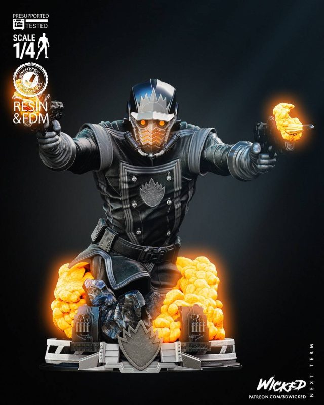 3DWicked 漫威 星爵-P站图纸收藏馆