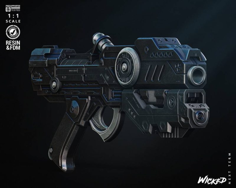 3DWicked 漫威 星爵元素枪-P站图纸收藏馆