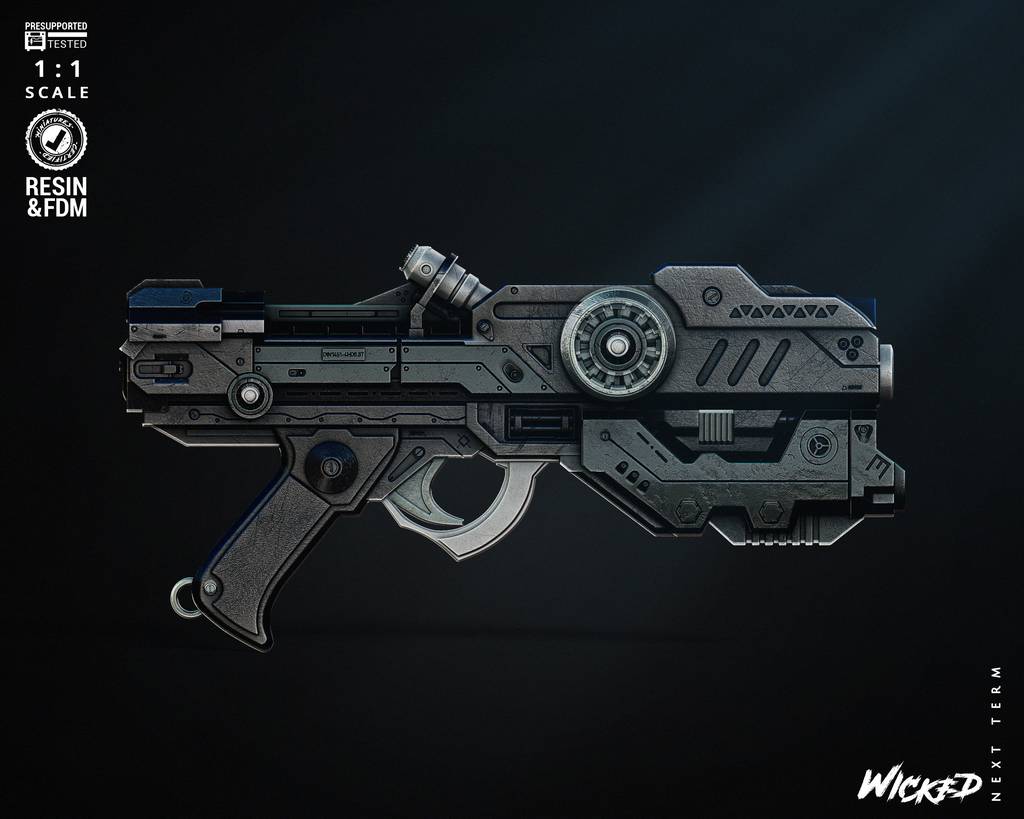 图片[2]-3DWicked 漫威 星爵元素枪-P站图纸收藏馆