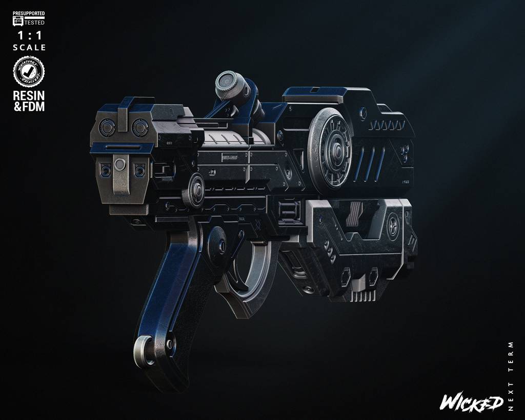 图片[3]-3DWicked 漫威 星爵元素枪-P站图纸收藏馆