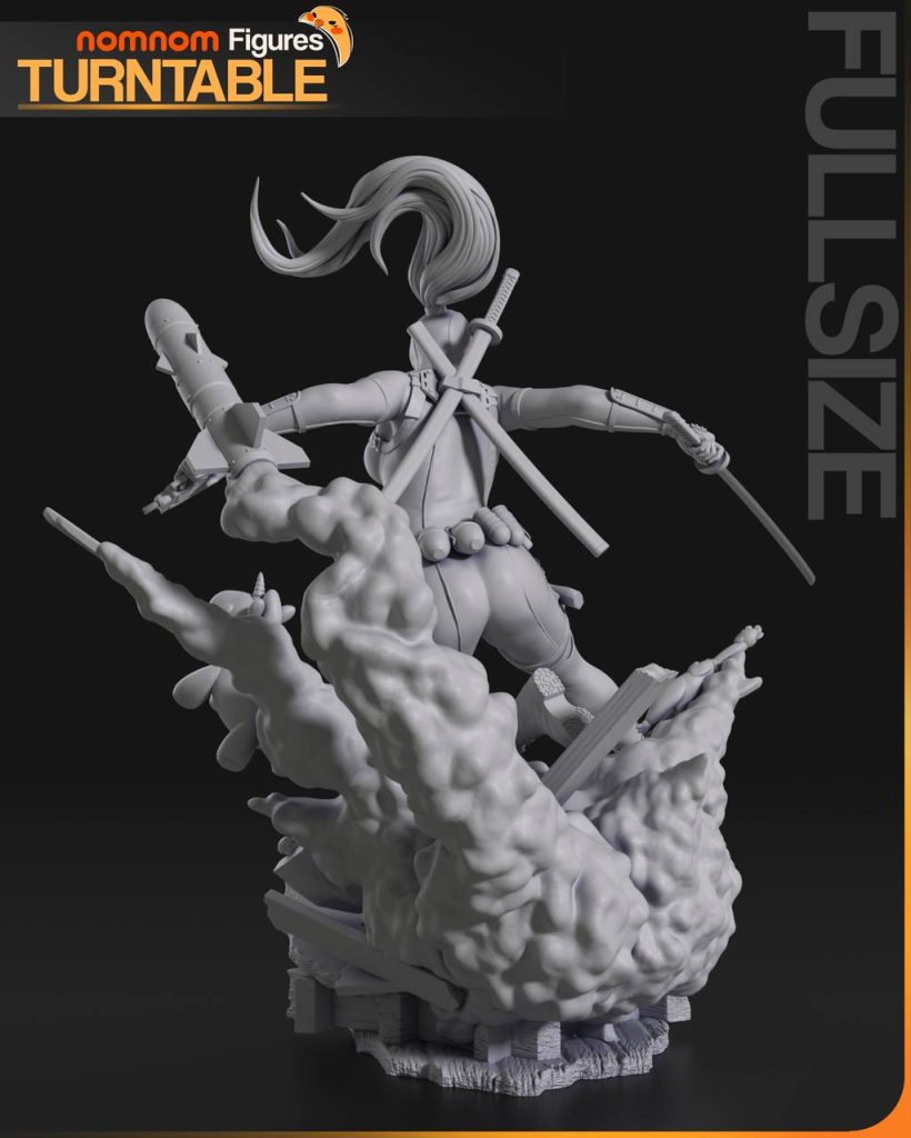 图片[3]-NomNom 漫威 女死侍-P站图纸收藏馆