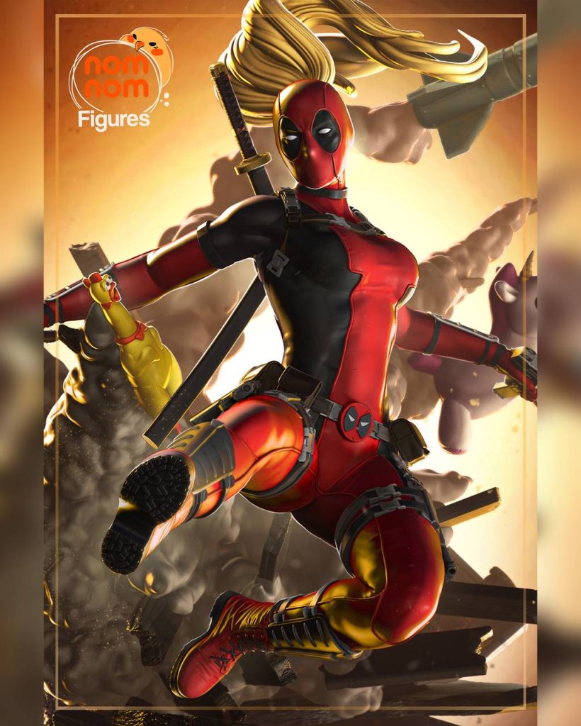 NomNom 漫威 女死侍-P站图纸收藏馆