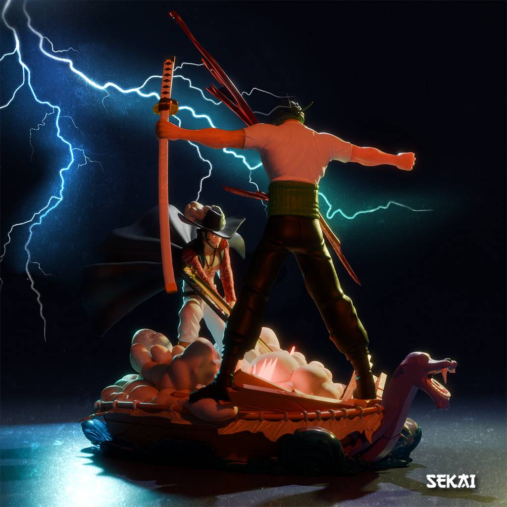 图片[3]-Sekai 海贼王 索隆vs 米霍克-P站图纸收藏馆