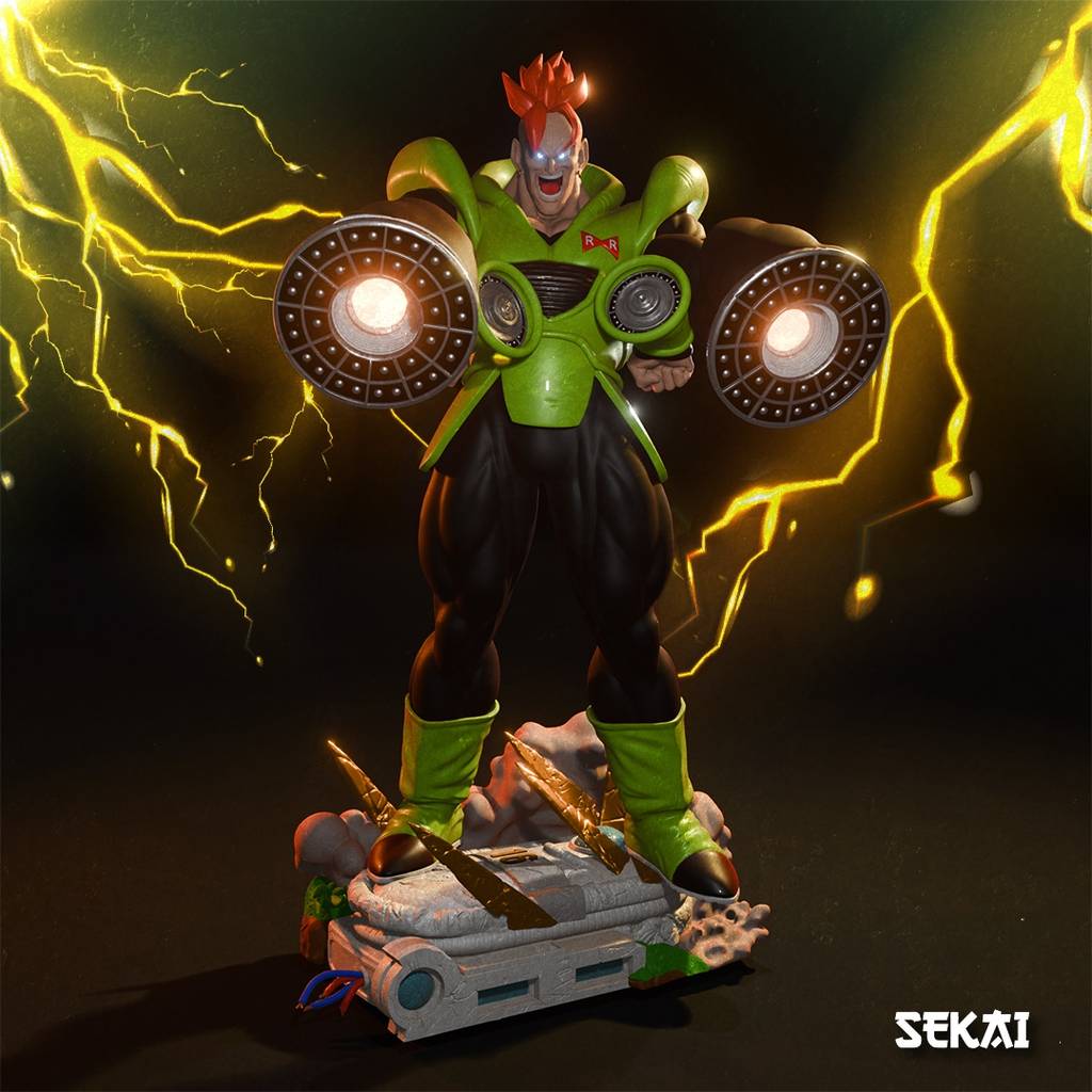 图片[2]-Sekai 龙珠 人造人16号-P站图纸收藏馆