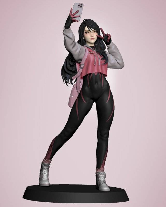 CA3D 漫威 蜘蛛女孩-P站图纸收藏馆
