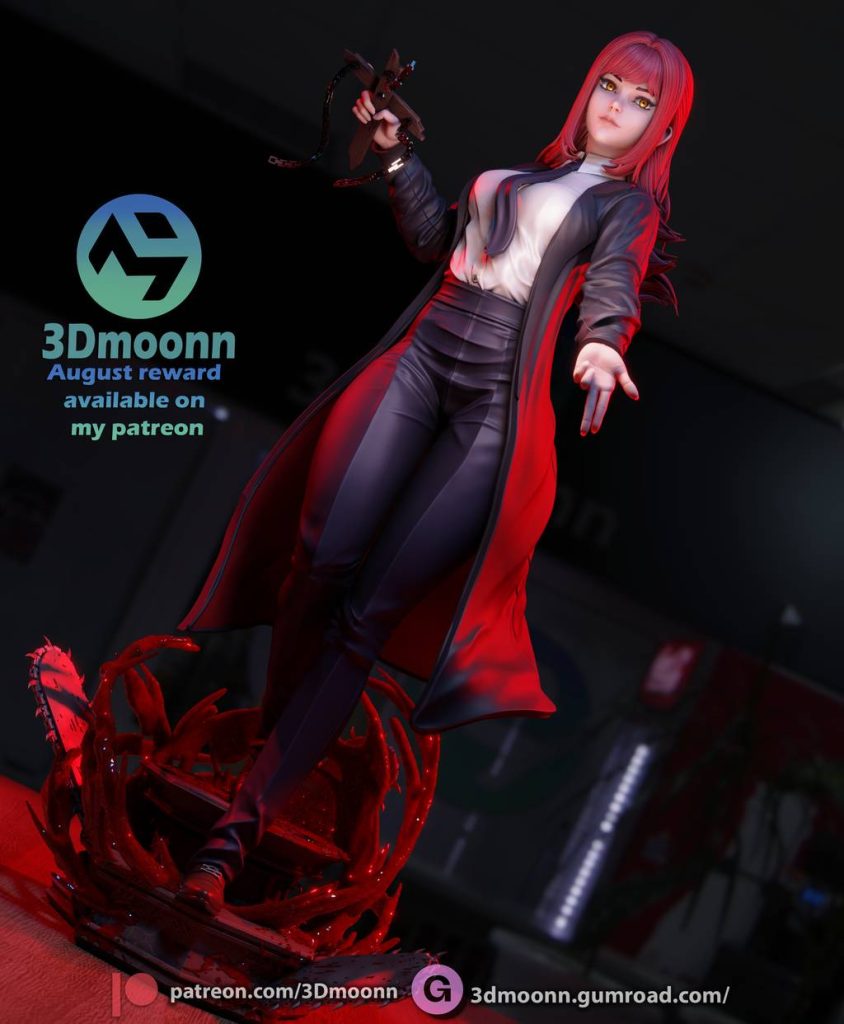 图片[2]-3Dmoonn 电锯人 玛奇玛-P站图纸收藏馆