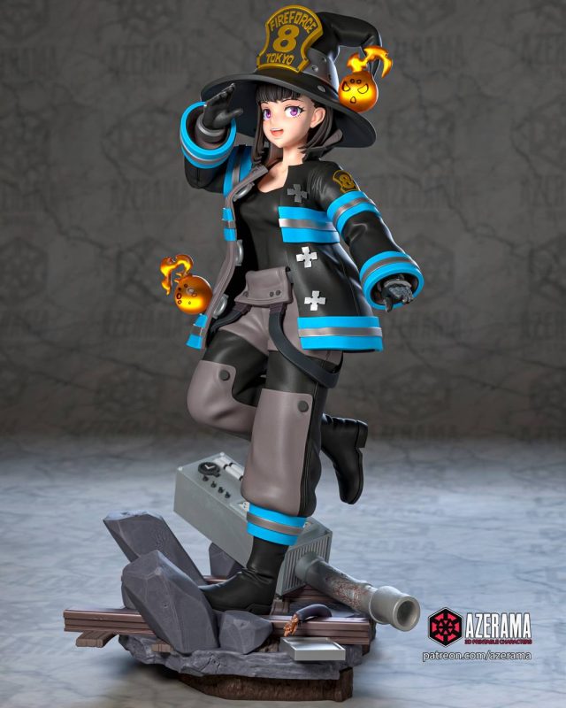 Azerama 炎炎消防队 茉希尾瀬-P站图纸收藏馆