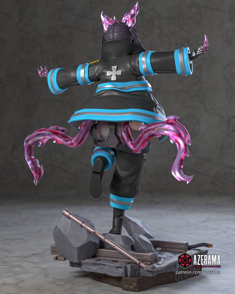 图片[2]-Azerama 炎炎消防队 环古达-P站图纸收藏馆