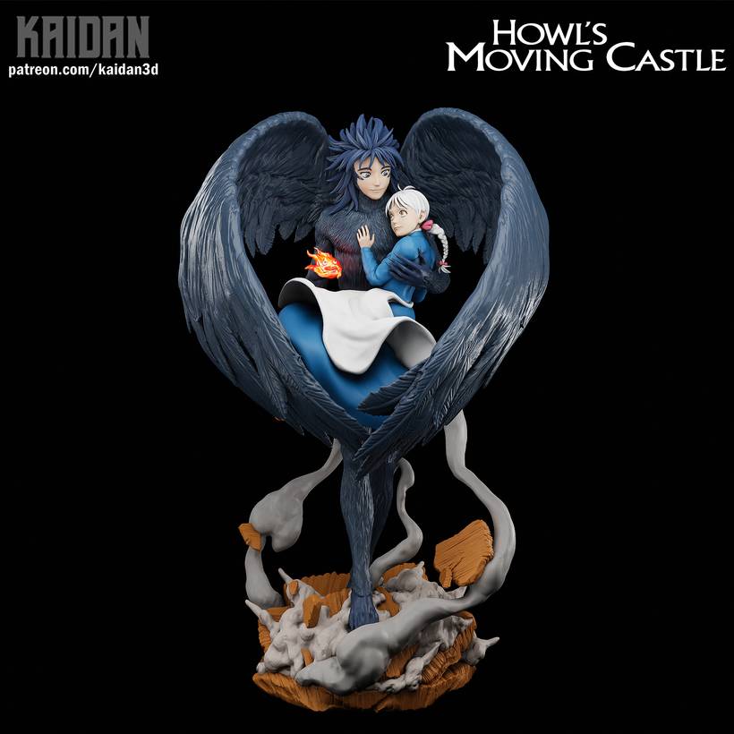 Kaidan 哈尔的移动城堡 苏菲和哈尔-P站图纸收藏馆