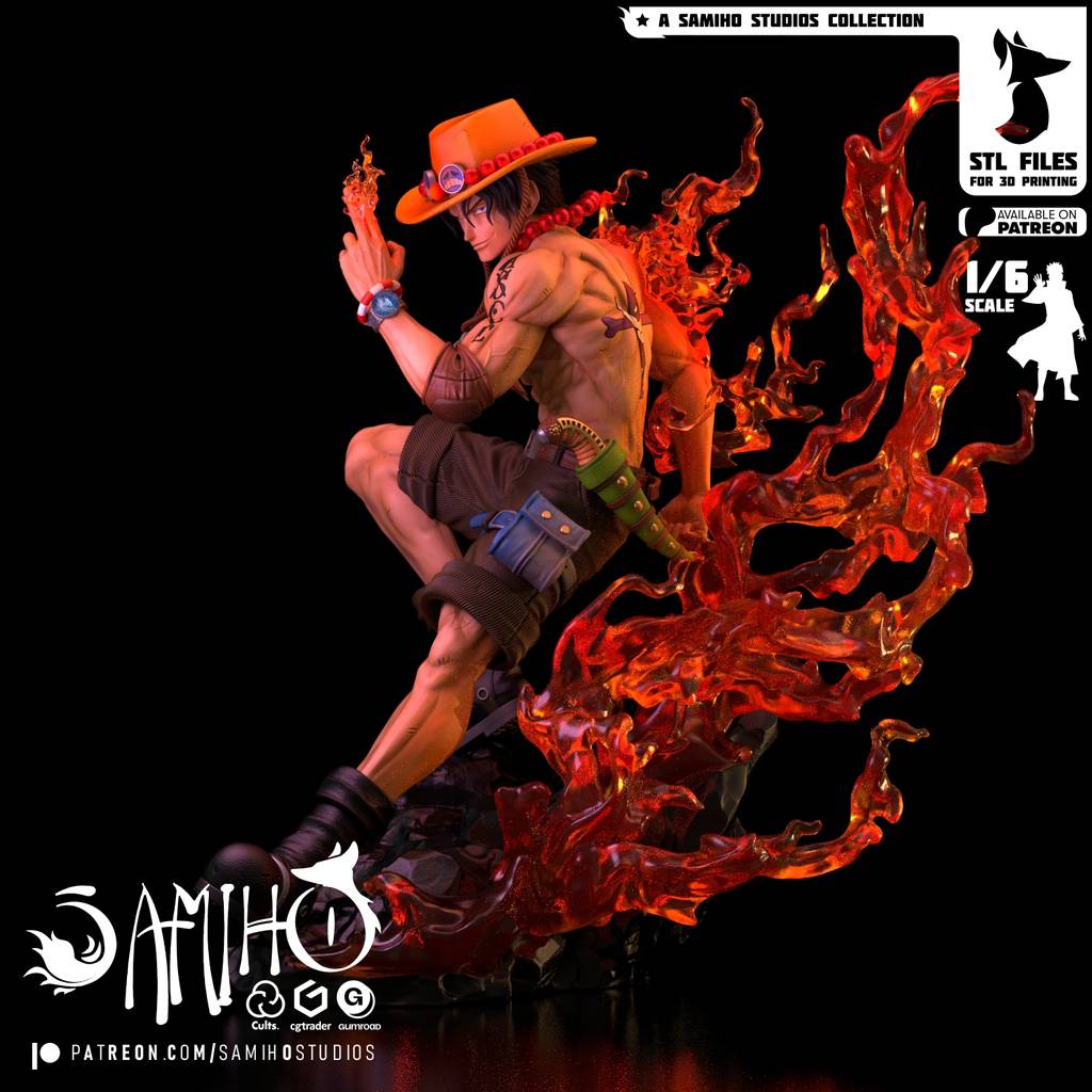 图片[3]-Samiho 海贼王 波特卡斯·D·艾斯-P站图纸收藏馆