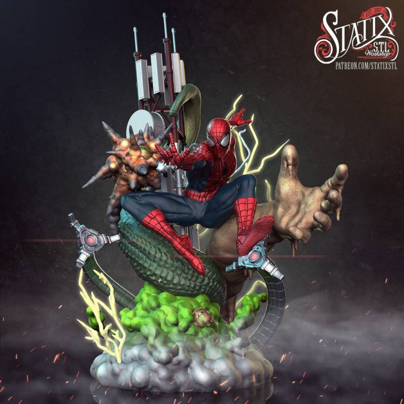 STATIX 漫威 蜘蛛侠-P站图纸收藏馆