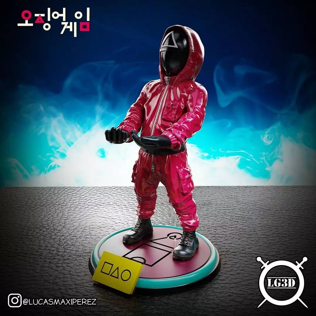 图片[2]-Lucas Perez 鱿鱼游戏 红衣人-P站图纸收藏馆