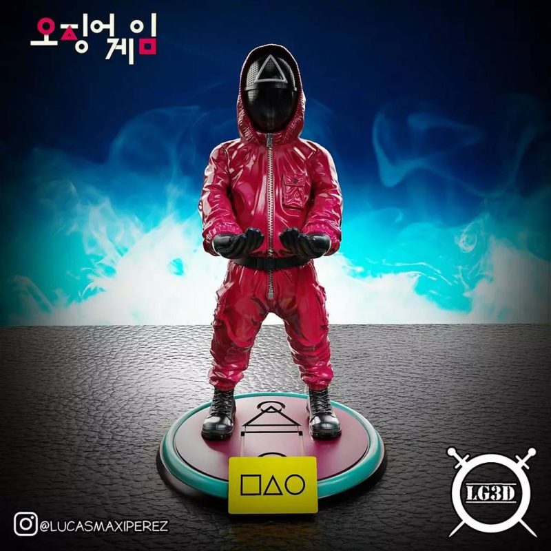 Lucas Perez 鱿鱼游戏 红衣人-P站图纸收藏馆